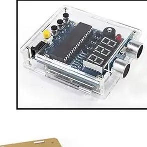 Hobby Diy Electronics Kit - ชุดฝึกหัดการบัดกรีเครื่องวัดระยะทาง DIY โมดูลเซ็นเซอร์วัดระยะทางพร้อม PCB และกล่องหุ้ม สำหรับงานอดิเรกการเรียนรู้ด้านอิเล็กทรอนิกส์