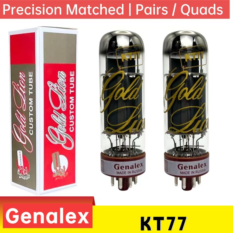 Diy With Electronics - หลอดสุญญากาศ GOLD LION KT77 สำหรับเครื่องเสียงไฮไฟ ใช้แทน