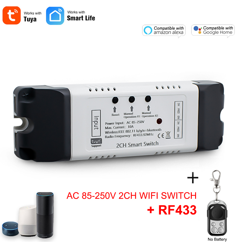 Relay Module 5V - Tuya รีโมดูลสวิตช์ WiFi อัจฉริยะ5V 12V 32V