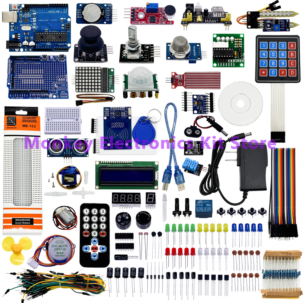 Diy Electronics Projects For Beginners - ชุดอุปกรณ์ที่สมบูรณ์แบบที่สุดสำหรับ Arduino Uno/R3 บอร์ด โครงการเขียนโปรแกรม DIY