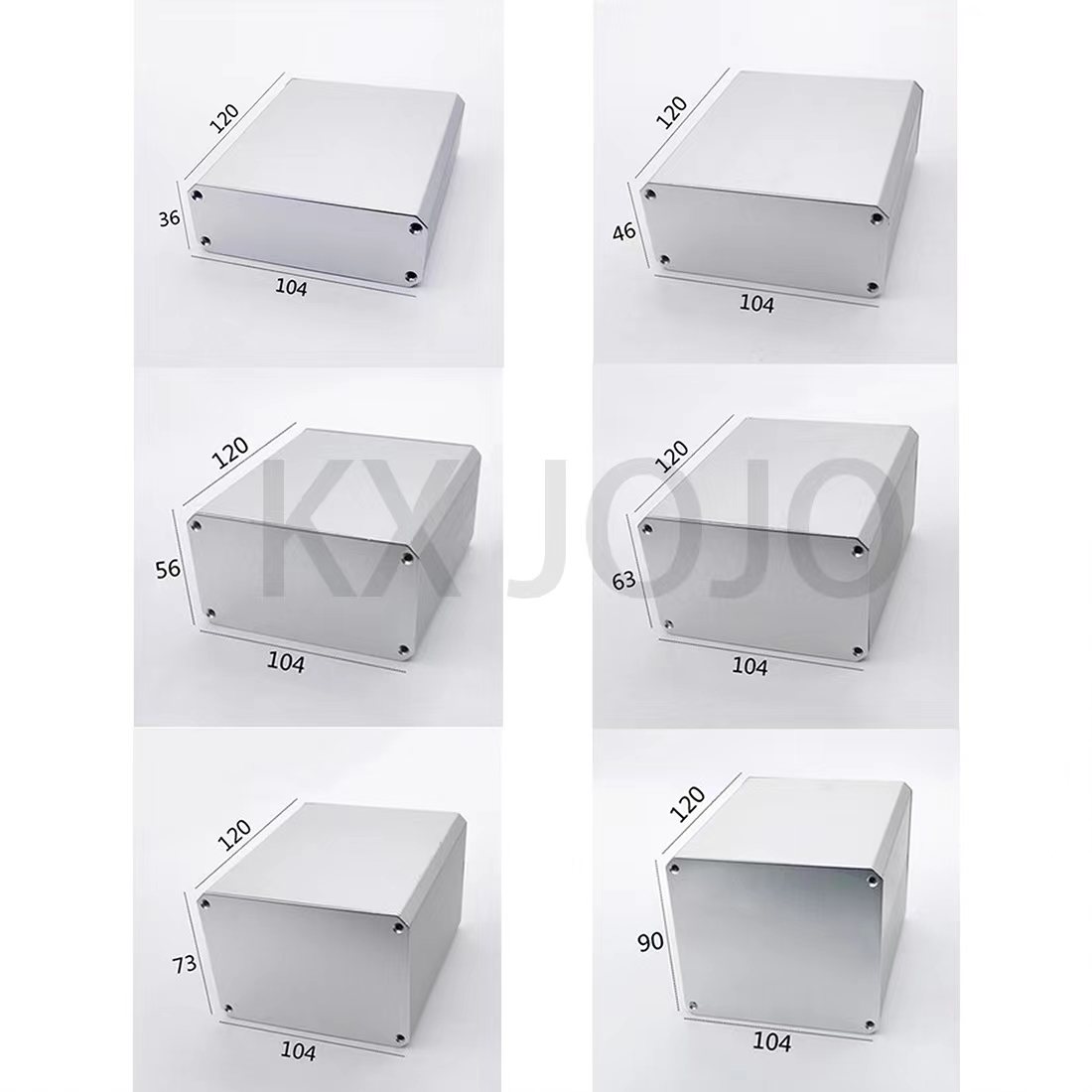 Diy Projects With Electronics - อลูมิเนียม104*36/46/56/63/73/90*120มม.PCB กล่องเครื่องมือ DIY Case โครงการ