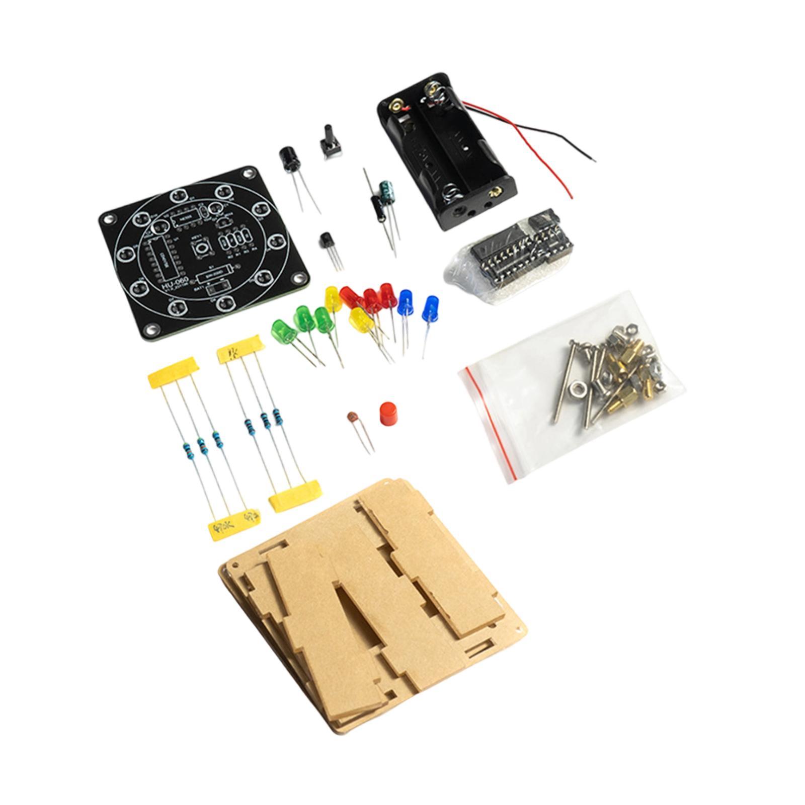 Diy Electronics Projects For Beginners - ชุดวงล้อเสี่ยงโชค DIY อิเล็กทรอนิกส์ รุ่น NE555 CD4017