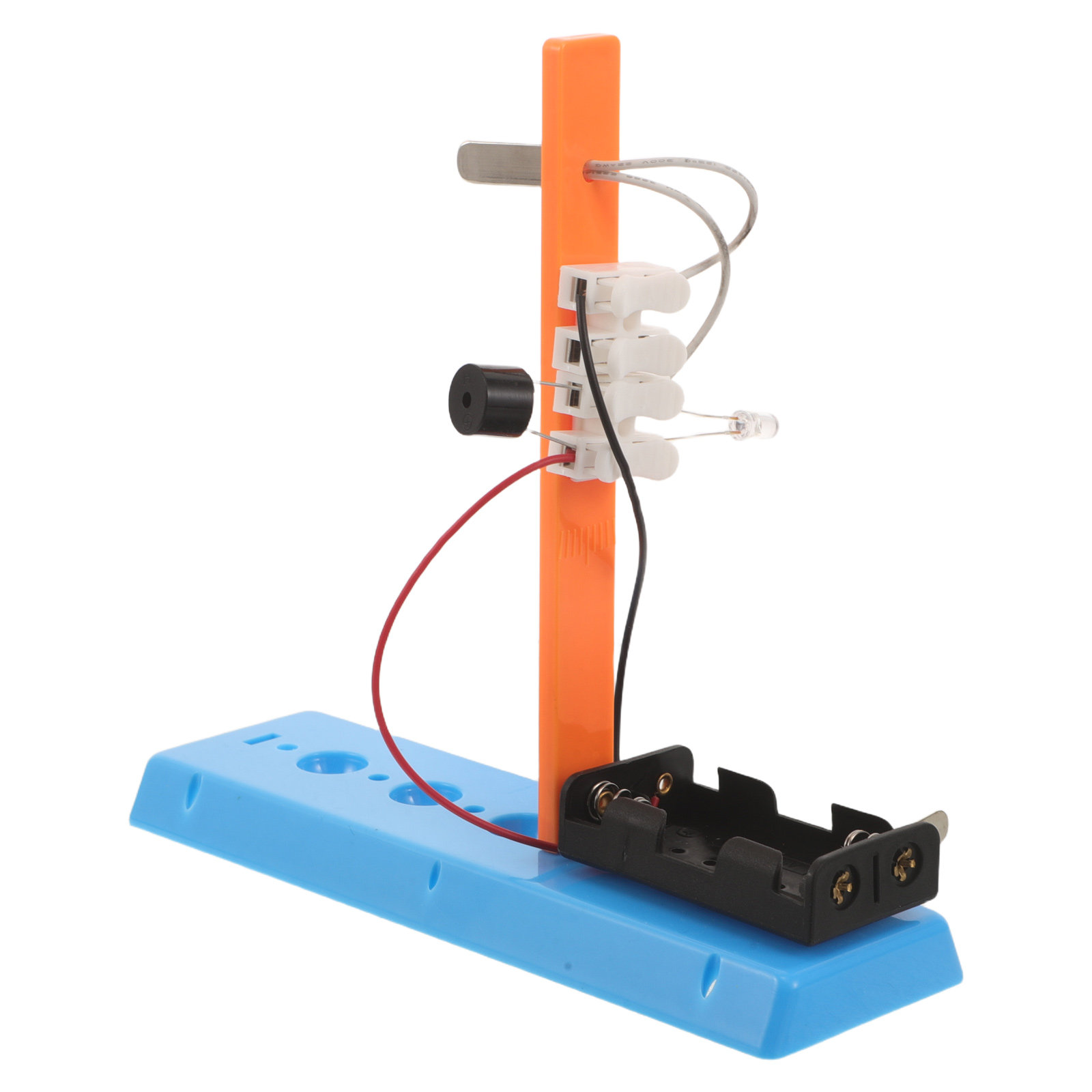Diy Electronics Lab Equipment - อุปกรณ์การสอนสัญญาณเตือนไฟไหม้ ชุดวงจรอิเล็กทรอนิกส์เซ็นเซอร์ความร้อน DIY สำหรับการเรียนการสอนในห้องปฏิบัติการ ชุดการเรียนฟิสิกส์ระดับประถมศึกษา