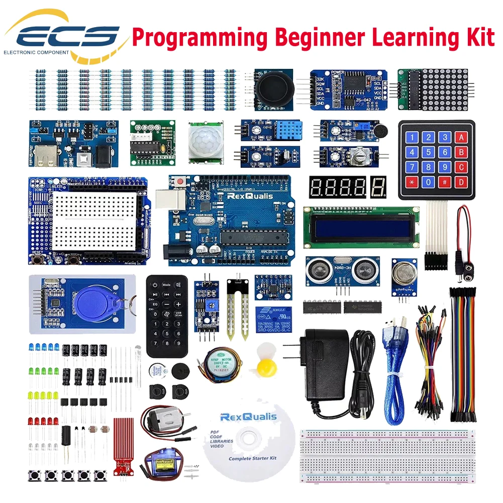Diy Electronics Projects For Beginners - ชุดการเรียนรู้เริ่มต้นสำหรับโครงการโปรแกรม Arduino อิเล็กทรอนิกส์แบบ DIY ชุดผู้เริ่มต้นอัจฉริยะสำหรับห้องปฏิบัติการ Arduino