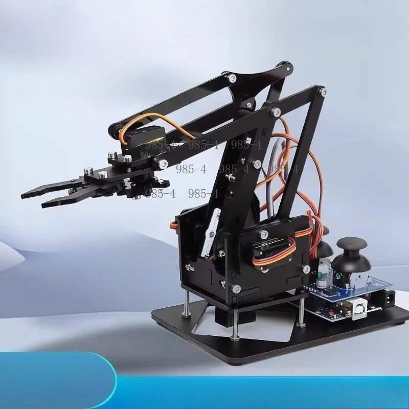 Hobby Diy Electronics Kit - ชุดฝึกหัดแขนหุ่นยนต์ขนาดเล็กแบบตั้งโปรแกรมได้ สำหรับนักเรียน ใช้ในการสอน STEM และเป็นโครงการงานอดิเรกด้านอิเล็กทรอนิกส์
