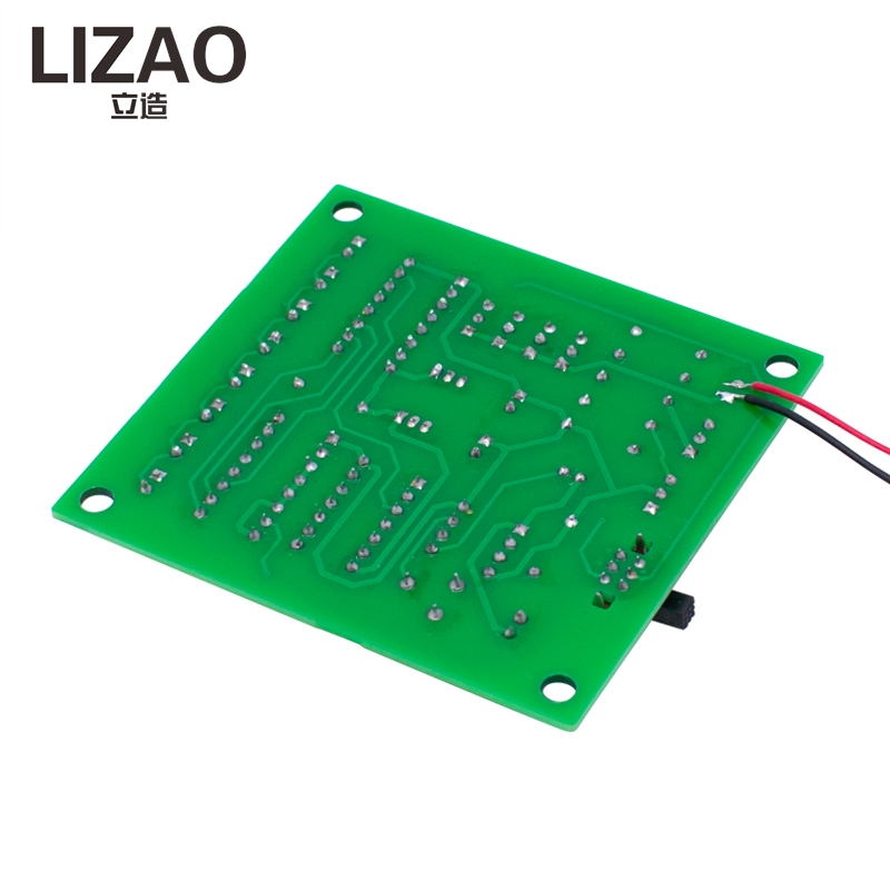 Hobby Diy Electronics Kit - ชุดควบคุมไฟ LED แบบไหล DIY, แผงวงจรไฟวิ่งสำหรับโครงการบัดกรีอิเล็กทรอนิกส์ของนักเรียน