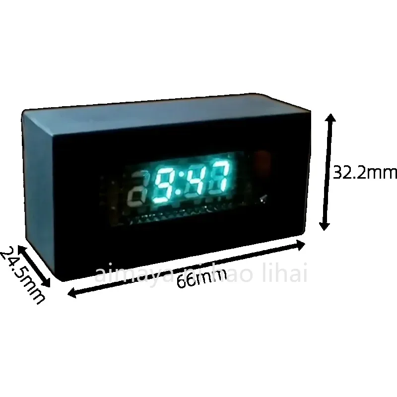 Diy Electronics Youtube - VFD นาฬิกา IV-18 หน้าจอโปร่งใส Futaba 4-BT-68ZY