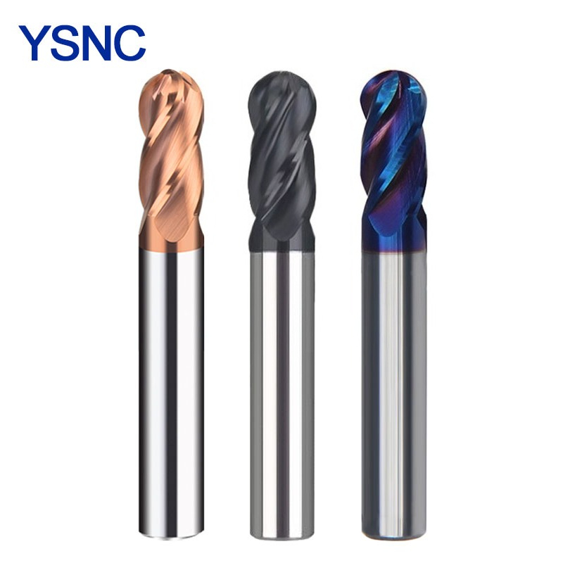 ดอกกัดบอลเอนด์มิลล์ HRC65 4 ฟล - Diy Cnc Router Electronics บทวิจารณ์และราคา