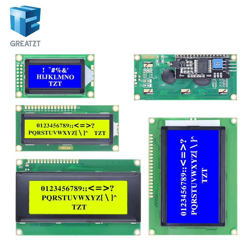 โมดูล LCD สีฟ้าหน้าจอสีเขียวสํ - I2C Lcd Display บทวิจารณ์และราคา
