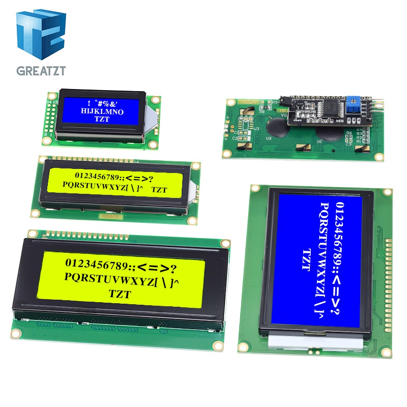 โมดูล LCD สีฟ้าหน้าจอสีเขียวสํ - I2C Lcd Display บทวิจารณ์และราคา