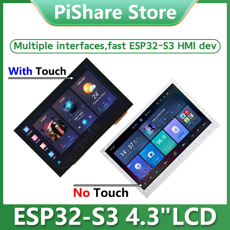S3 ESP32 4.3นิ้ว LCD 800x480เช - I2C Lcd Display บทวิจารณ์และราคา