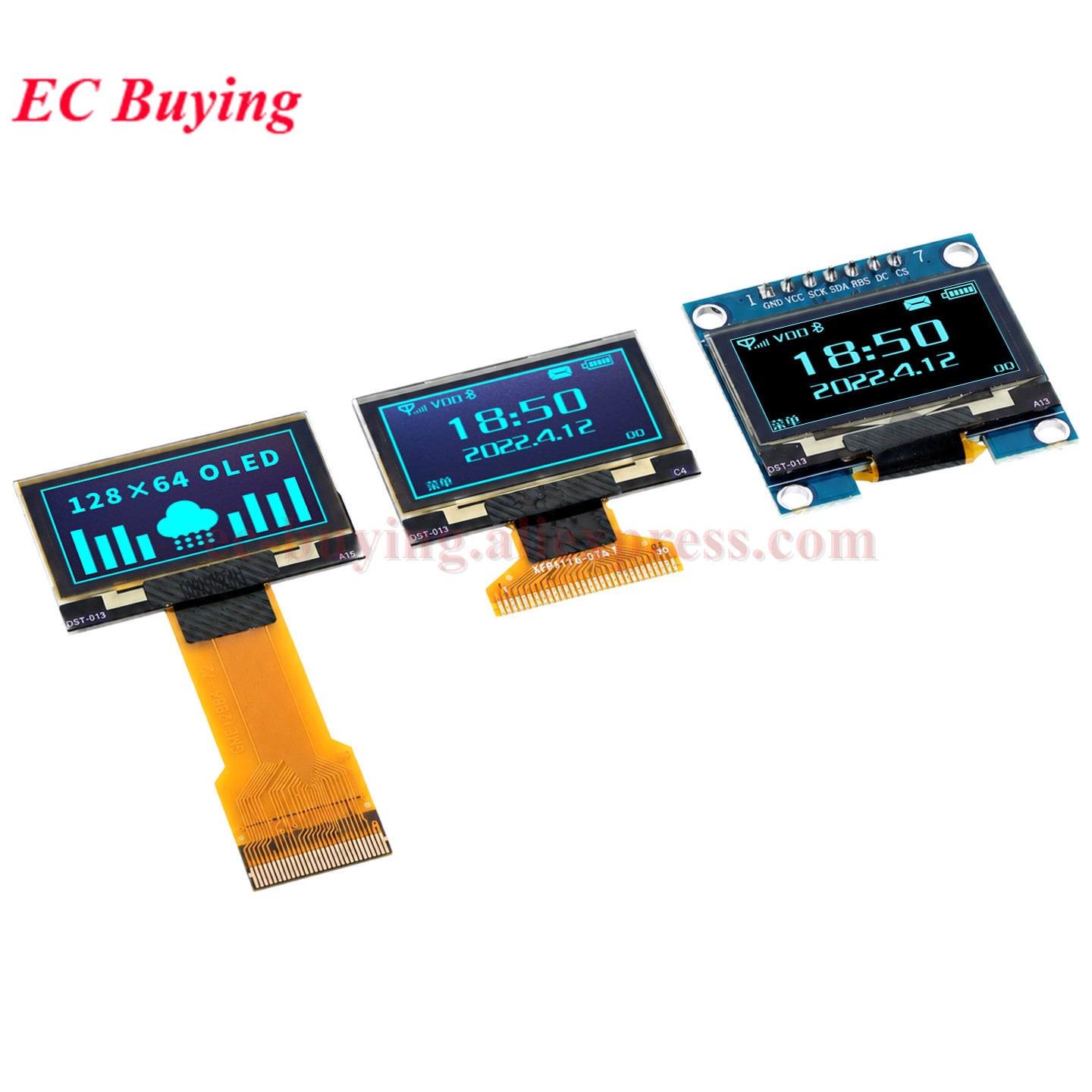 โมดูล OLED ขนาด 1.3 นิ้ว จอแสด - I2C Lcd Display บทวิจารณ์และราคา