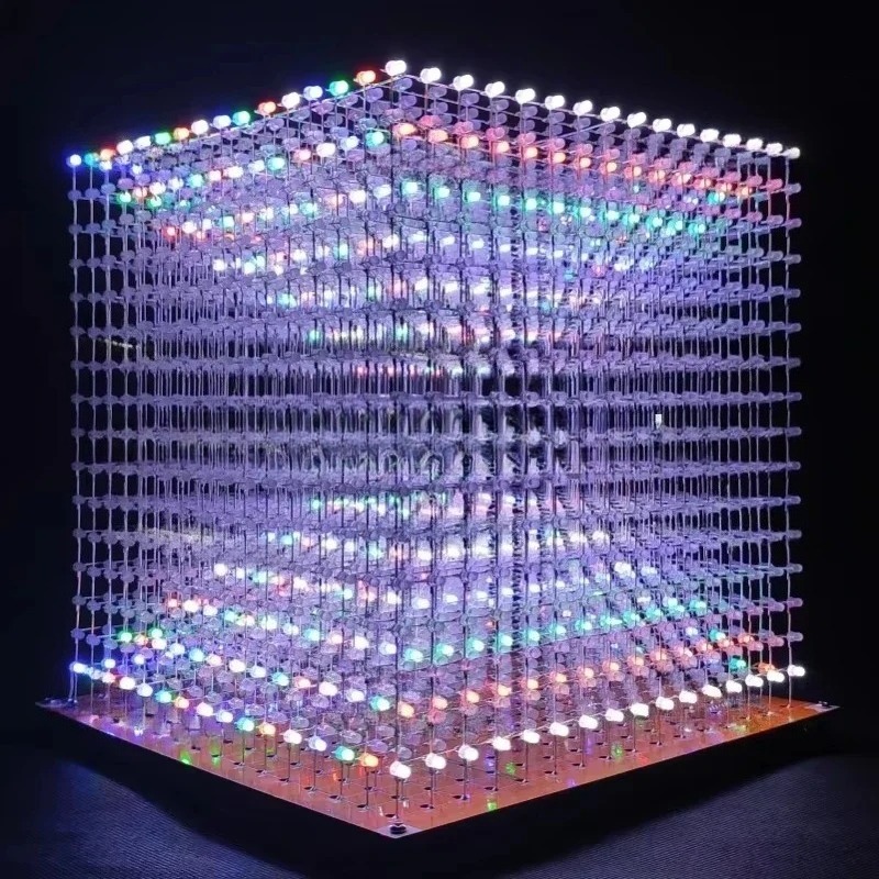 ชุดคิท 3D16mini Light Cube ขนา - Diy With Electronics บทวิจารณ์และราคา