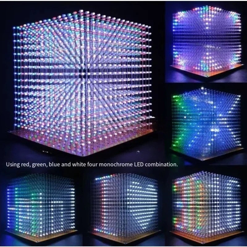 ชุดคิท 3D16mini Light Cube ขนา - Diy With Electronics บทวิจารณ์และราคา
