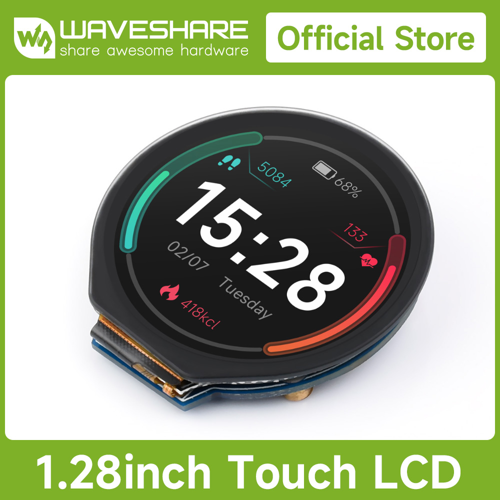 เวฟแชร์ 1.28 นิ้วโมดูลจอแสดงผล - I2C Lcd Display บทวิจารณ์และราคา