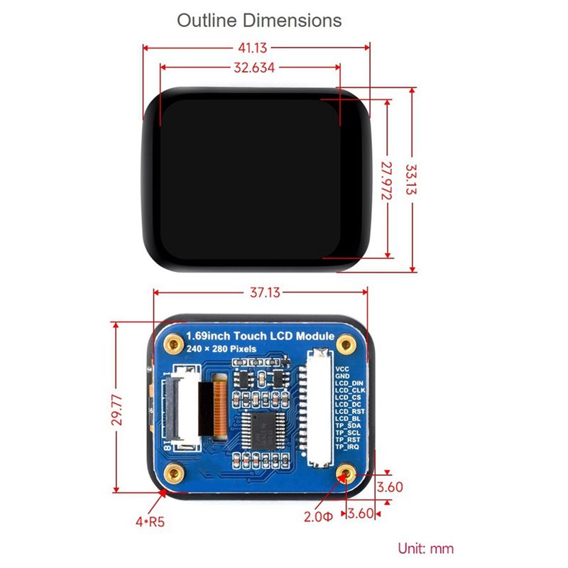 โมดูลจอแสดงผล LCD ทรงกลมขนาด 1 - I2C Lcd Display บทวิจารณ์และราคา