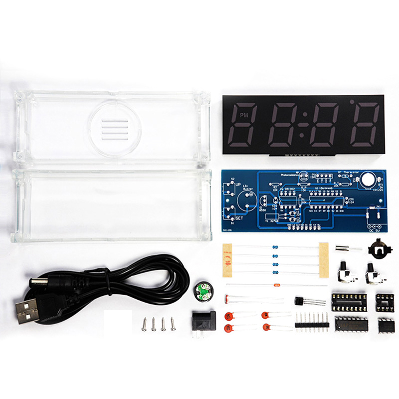 หลอดดิจิตอลนาฬิกา DIY ชุดอุณหภ - Diy Electronics Youtube บทวิจารณ์และราคา