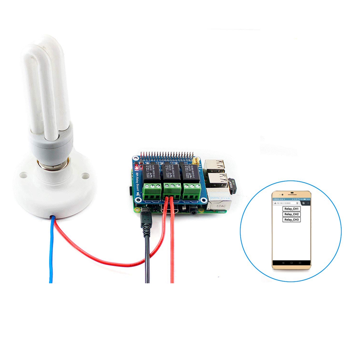 Waveshare 5V 3-Channel Relay M - Relay Module 5V บทวิจารณ์และราคา