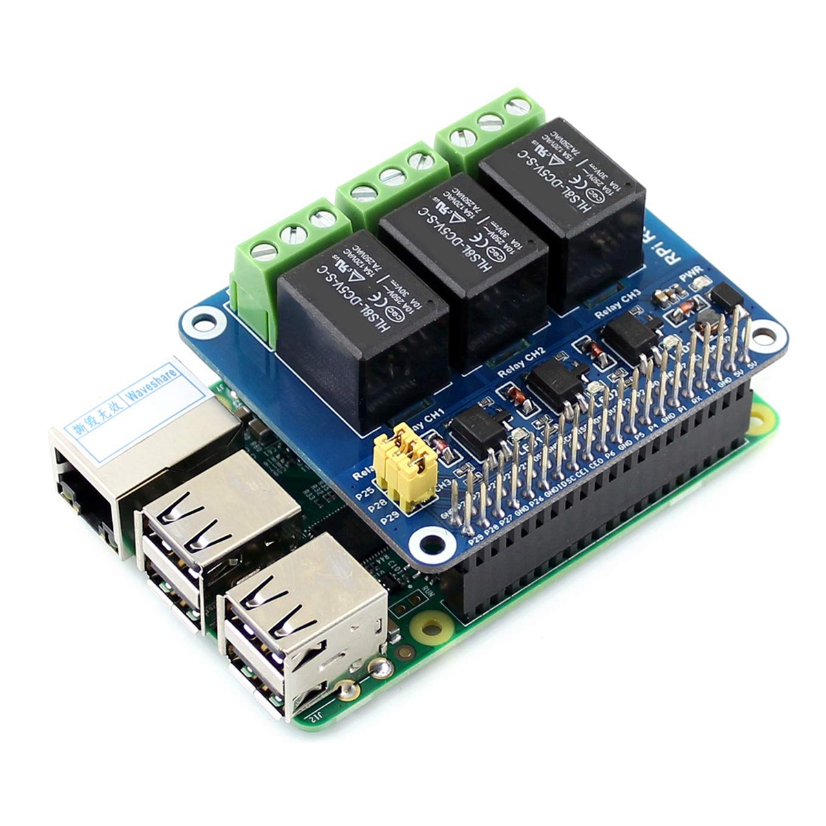 Waveshare 5V 3-Channel Relay M - Relay Module 5V บทวิจารณ์และราคา