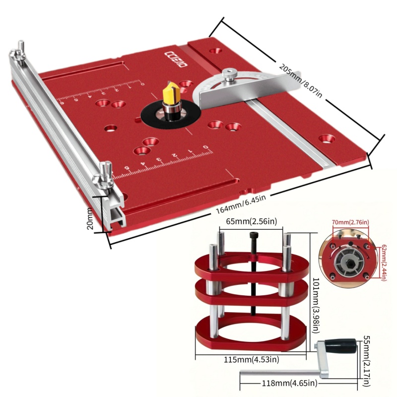 ชุดฐานยกเราเตอร์อะลูมิเนียมพร้ - Diy Electronics Workbench บทวิจารณ์และราคา