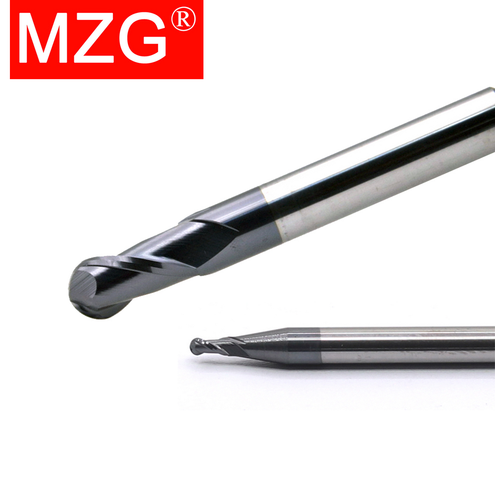 MZG 2 ขลุ่ย HRC58 Ball End Mil - Diy Cnc Router Electronics บทวิจารณ์และราคา