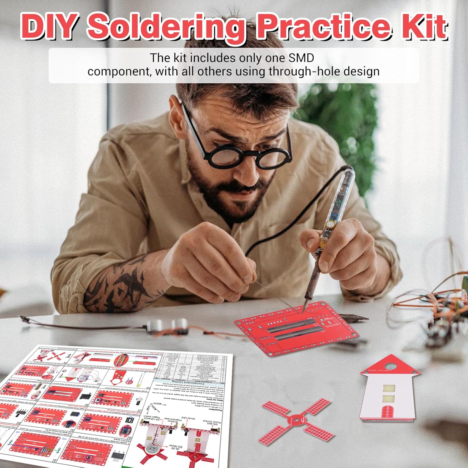 DIY กังหันลมอิเล็กทรอนิกส์ชุด  - Diy Electronics Projects For Beginners บทวิจารณ์และราคา