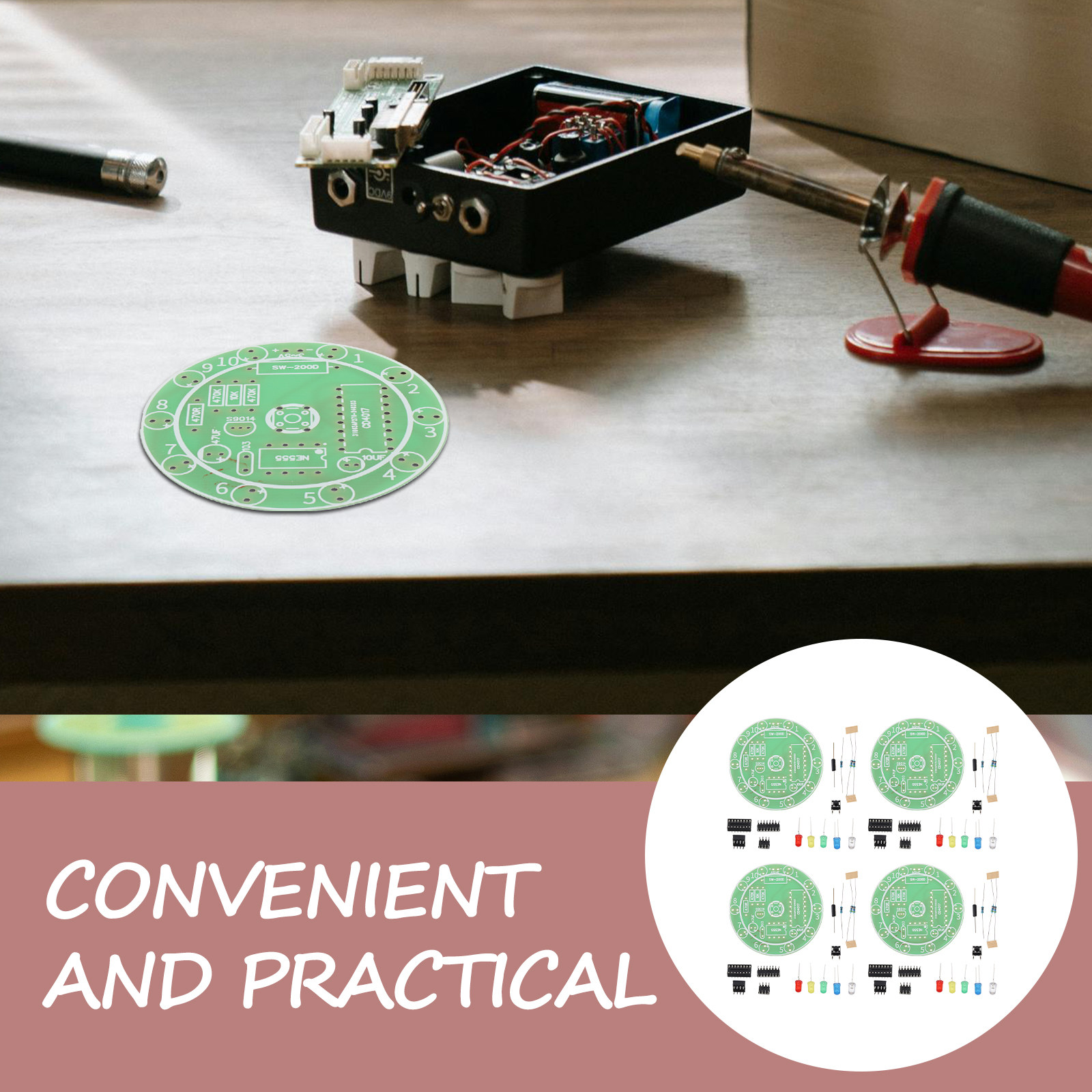 ชุดฝึกหัดบัดกรีสำหรับผู้เริ่มต - Diy Electronics Projects For Beginners บทวิจารณ์และราคา