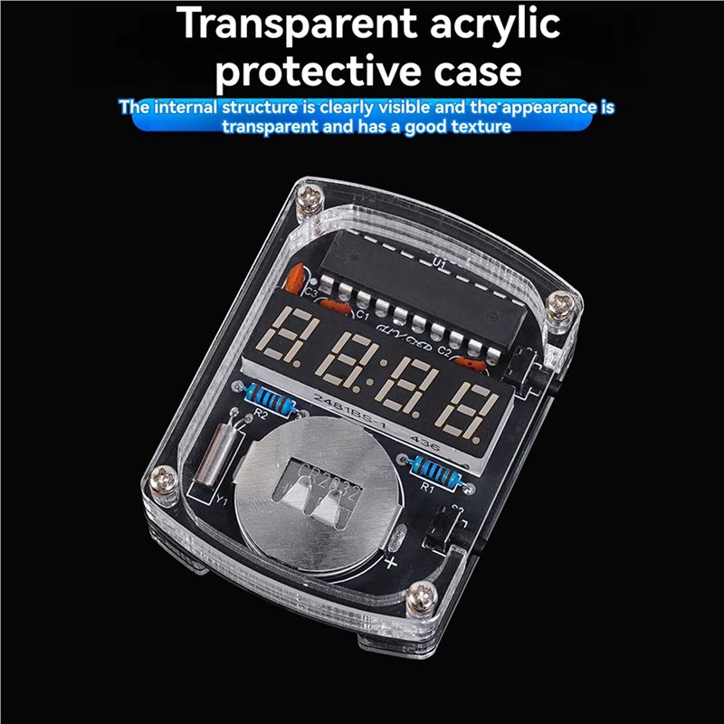 ชุดอุปกรณ์นาฬิกา LED DIY 2 ชิ้ - Diy Electronics Youtube บทวิจารณ์และราคา