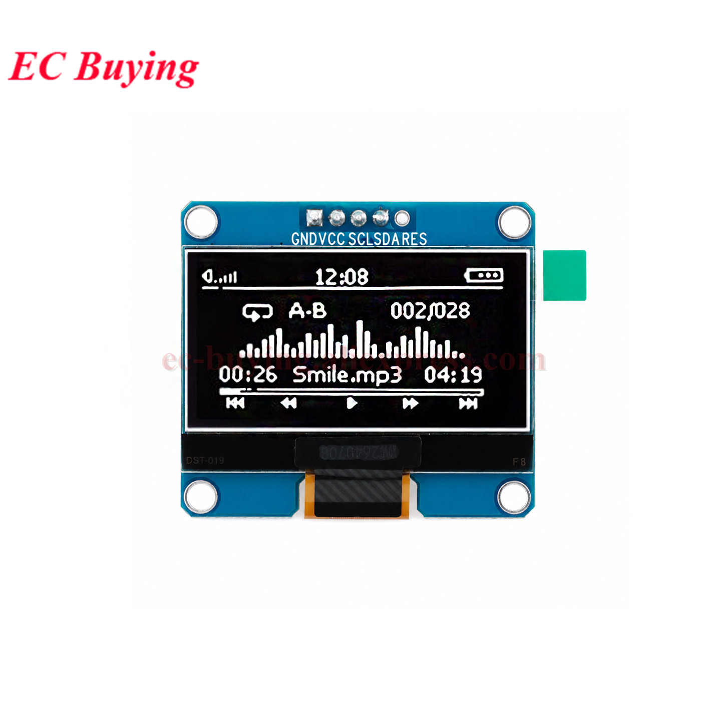 โมดูล OLED ขนาด 1.54 นิ้ว จอแส - I2C Lcd Display บทวิจารณ์และราคา