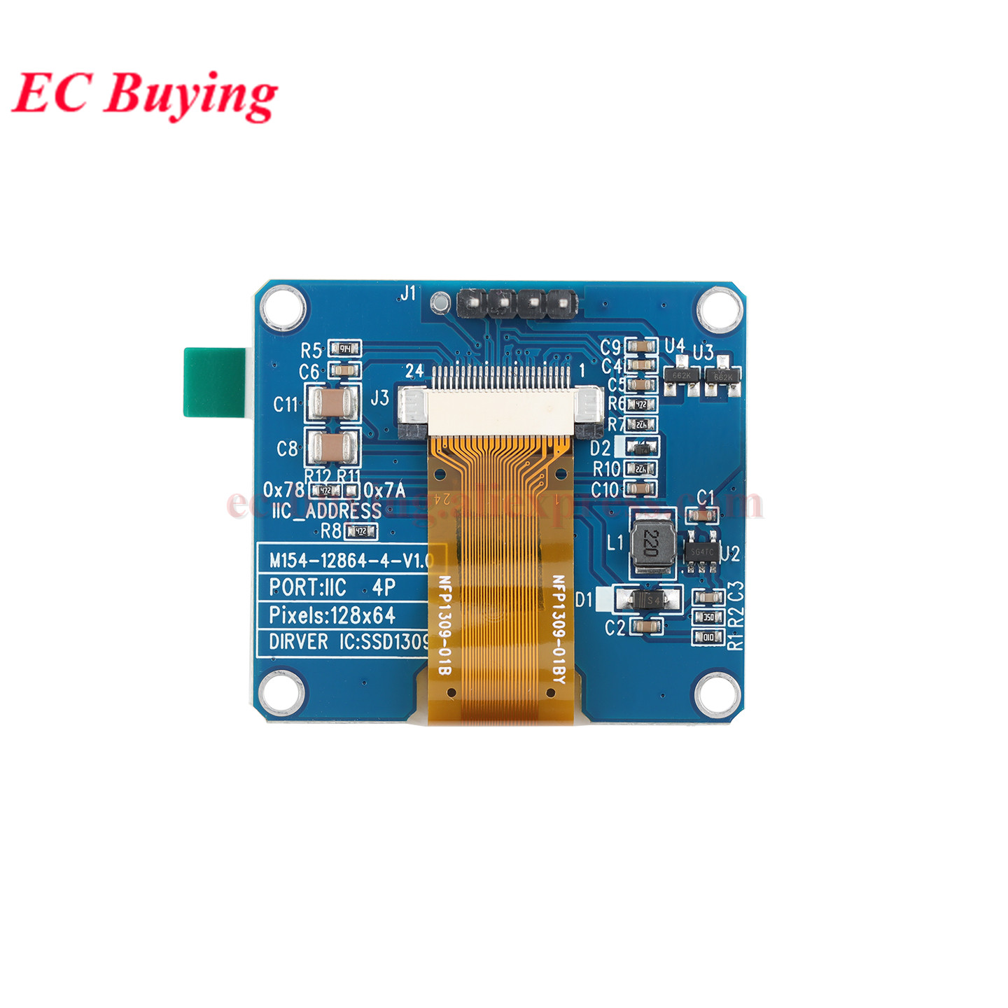 โมดูล OLED ขนาด 1.54 นิ้ว จอแส - I2C Lcd Display บทวิจารณ์และราคา