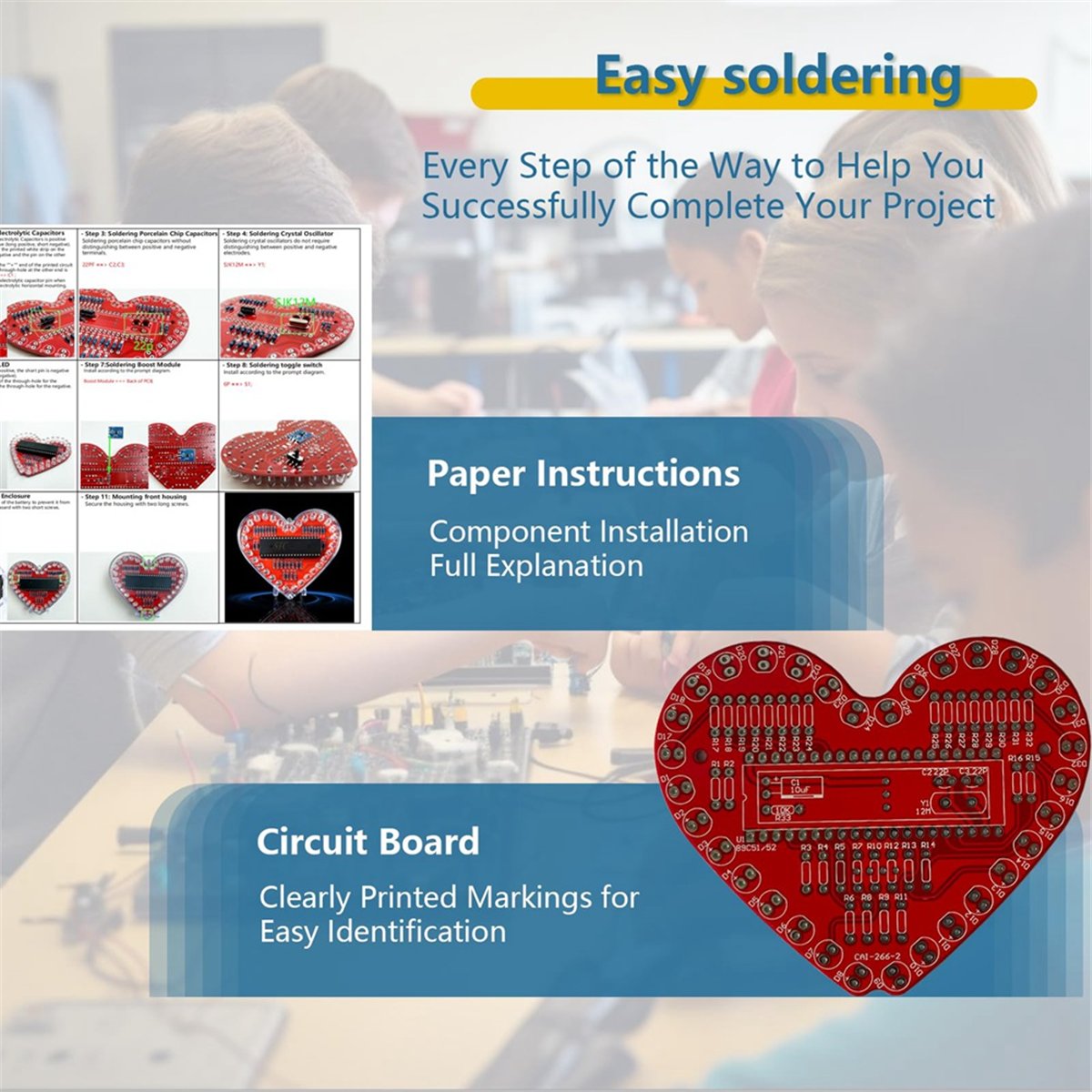 ชุดฝึกหัดบัดกรี DT262/ชุดฝึกหั - Diy Electronics Projects For Beginners บทวิจารณ์และราคา