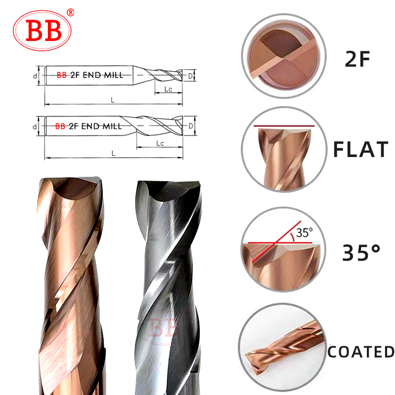 BB CNC คาร์ไบด์ Flat End Mill  - Diy Cnc Router Electronics บทวิจารณ์และราคา