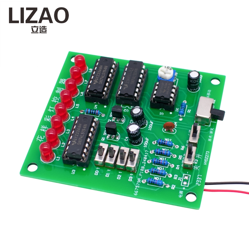 ชุดควบคุมไฟ LED แบบไหล DIY, แผ - Hobby Diy Electronics Kit บทวิจารณ์และราคา