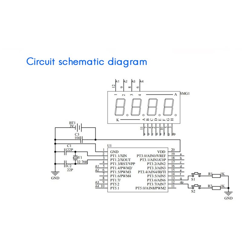 ชุดอุปกรณ์นาฬิกา LED DIY 2 ชิ้ - Diy Electronics Youtube บทวิจารณ์และราคา